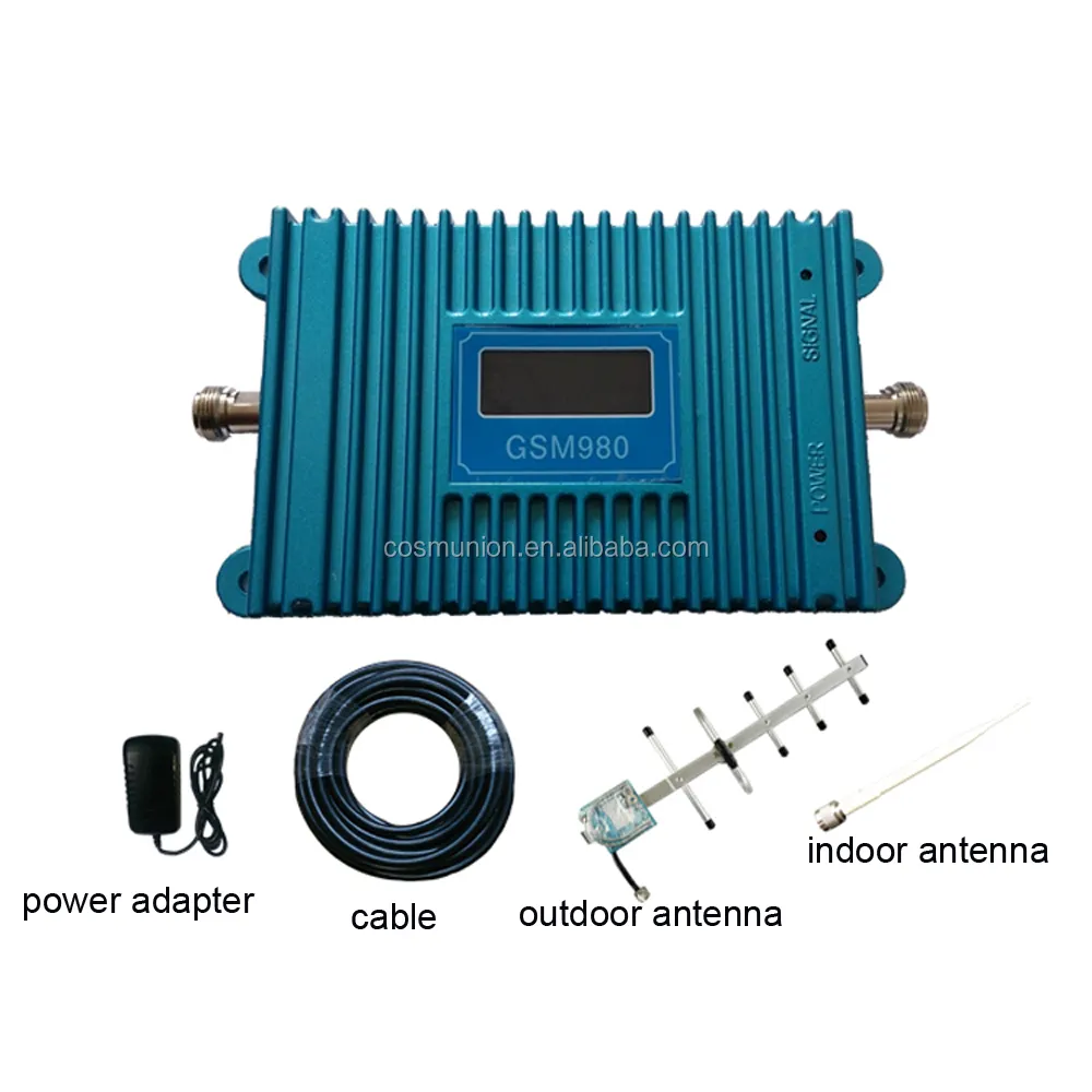 GSM 900mhz Repeater Set with Antenna Cell Phone signal amplifier with LCD Display Screen