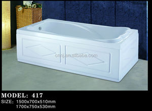 <span class=keywords><strong>Baignoire</strong></span> à double rebord en acrylique pour salle de bain d'hôtel (417) - Product Image 2