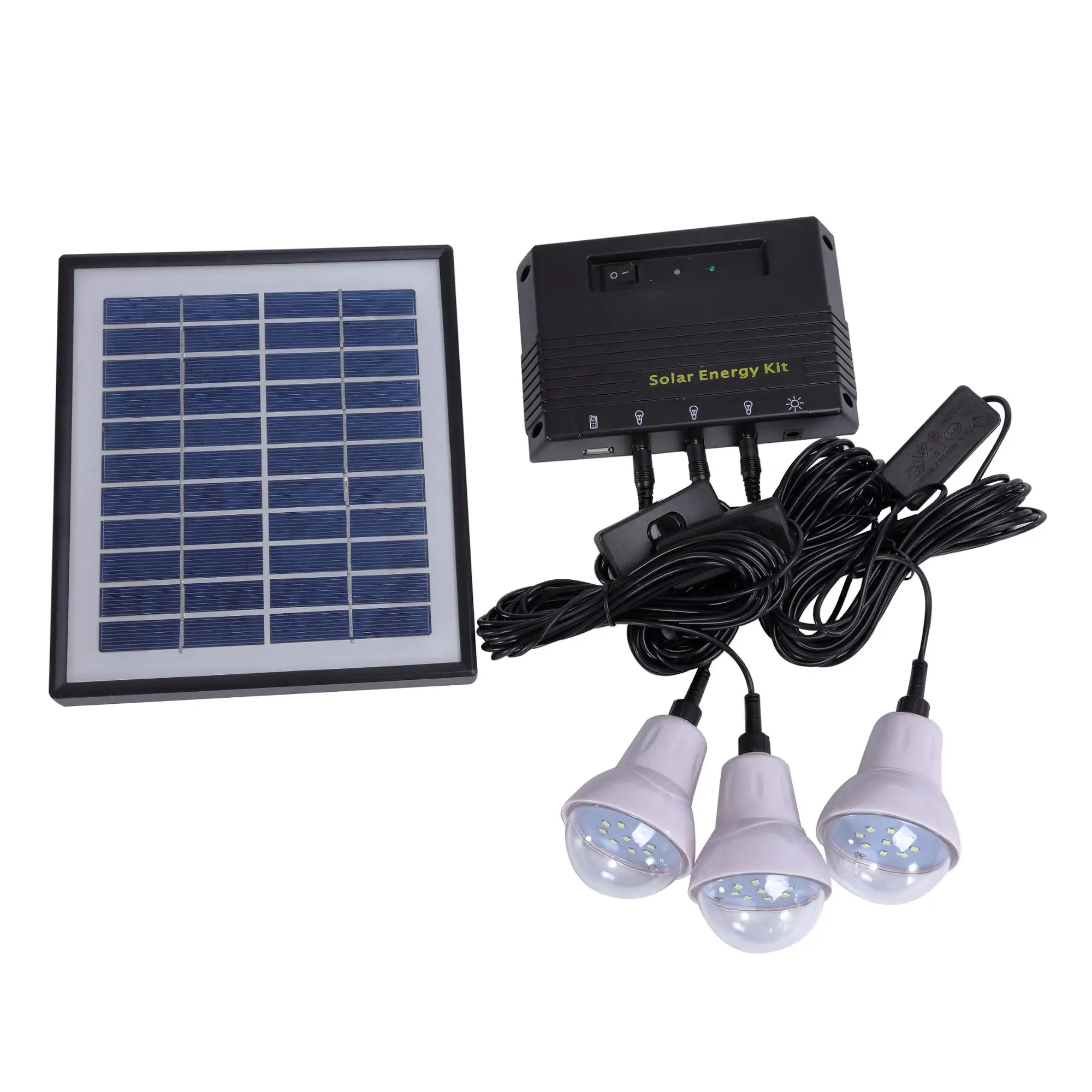 Kit de acampamento solar patenteado único, com luzes led para iluminação doméstica, iluminação de emergência e atividades ao ar livre