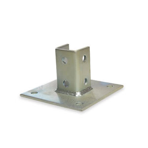 חם לטבול פלדה Unistrut ערוץ אבזרי אביזרי מגולוון פלדה הודעה כיכר בסיס צלחת - Product Image 2