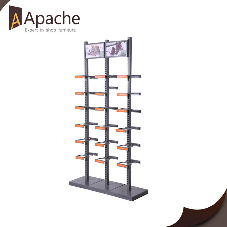 Customized logo Pegboard Tools Display Stand with Led Lighting Header for Hardware Store — view 5