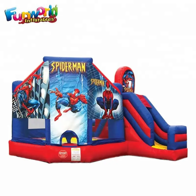 Istana Lompat Tiup Spiderman, Rumah Pantul Istana Bouncer Tiup