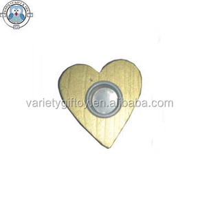 Gỗ Hình Trái Tim Vàng Nến Để Trang Trí Giáng Sinh - Product Image 2
