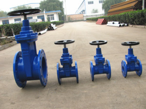 DIN <span class=keywords><strong>F4</strong></span> DN50-DN1200วาล์วประตูซีลอ่อนเหล็กดัด - Product Image 2