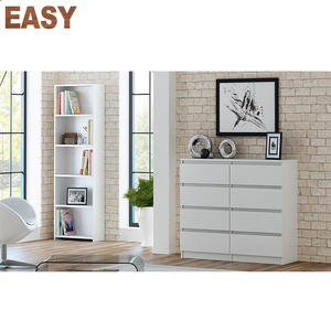<span class=keywords><strong>Buffet</strong></span> Armoire <span class=keywords><strong>Buffet</strong></span> Blanc Table Basse En Bois Haute Brillance Moderne Chinois 15mm Panneau De Particules De Mélamine avec Pied En Bois Massif - Product Image 2