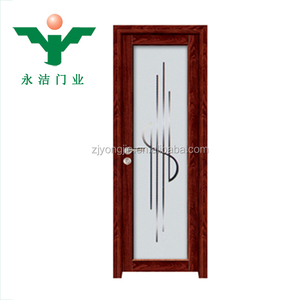 ABYAT UPVC 욕실 문 새로운 디자인 플라스틱 우아한 디자인 유리 스윙 인테리어 문 현대 5 년 CE ISO CN;ZHE - Product Image 6