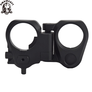 SINAIRSOFT New <span class=keywords><strong>AR</strong></span> <span class=keywords><strong>Folding</strong></span> Cổ <span class=keywords><strong>Adapter</strong></span> đối với M16 M4 SR25 series GBB và AEG ĐEN DE - Product Image 1