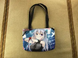 New Bag New Products Custom Printed Anime Shopping Bag Zipper Tote Bag Gift Item