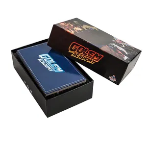 Set di carte collezionabili personalizzate di alta qualità con set di giochi da tavolo con flip box magnetico