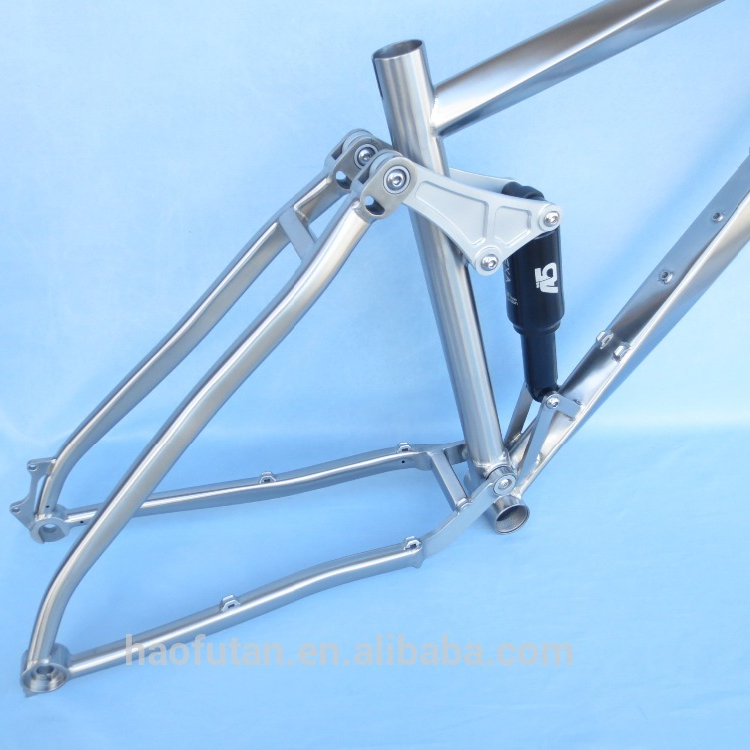 Самый профессиональный Gr9 titanium 650B/26er/29er Горный/толстый велосипед, полная подвесная рама