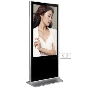 55 inch floor standing advertising wifi advertising kiosk digital signage display advertisement player totem