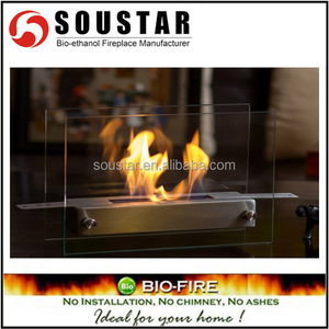 Calentador <span class=keywords><strong>de</strong></span> <span class=keywords><strong>etanol</strong></span> <span class=keywords><strong>de</strong></span> vidrio para chimenea, llama real, para el hogar - Product Image 3