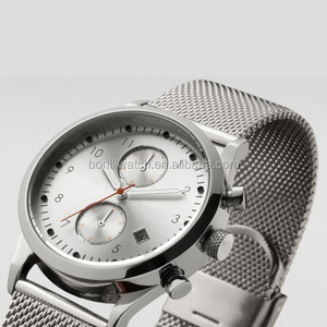 2015 of Vogue from the customs <strong>Chrono</strong> style 3 <strong>Bars</strong> Japanese Japan Movt quartz clock stainless stell watch - Product Image 6