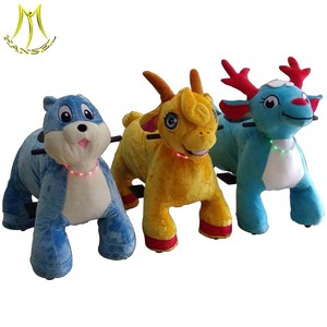 Hansekl Animaux électriques à quatre roues et scooter électrique poney avec pédale, jeux de karting pour enfants et adultes - Product Image 4
