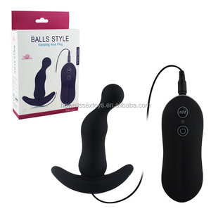 Aphrodisia Kompakt Toplar Tarzı Titreşimli Anal Plug Silikon Boncuk Tasarım 10 Mod Sessiz Motor Başlangıç ​​Seviyesi Dostu Anal Stimülatör - Product Image 2