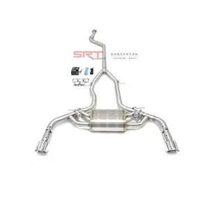 Exhaust system for Chevrolet Camaro 2.0T/3.6L downpipe with catalytic cat back with valve control stainless steel material