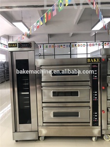 Thương Mại Baking Thiết Bị Gas Hai Lớp Boong Lò Cho Pizza Bánh Mì Làm Máy - Product Image 2