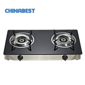 Vente chaude En Acier Inoxydable 2 Brûleurs <span class=keywords><strong>Cuisinière</strong></span> À <span class=keywords><strong>Gaz</strong></span> En Verre Trempé - Product Image 1