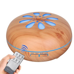 Diffuseur d'huiles essentielles pour voiture, nouveau design, aromathérapie, humidificateur ultrasonique portable avec alimentation USB, capacité de 550 ml, contrôlé par application - Product Image 1