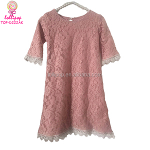 Ultime Bambino Frock Designs Triplo Loto Lato Abiti 1-6 Anni Della Ragazza Abito Volant Disegni del Vestito - Product Image 5