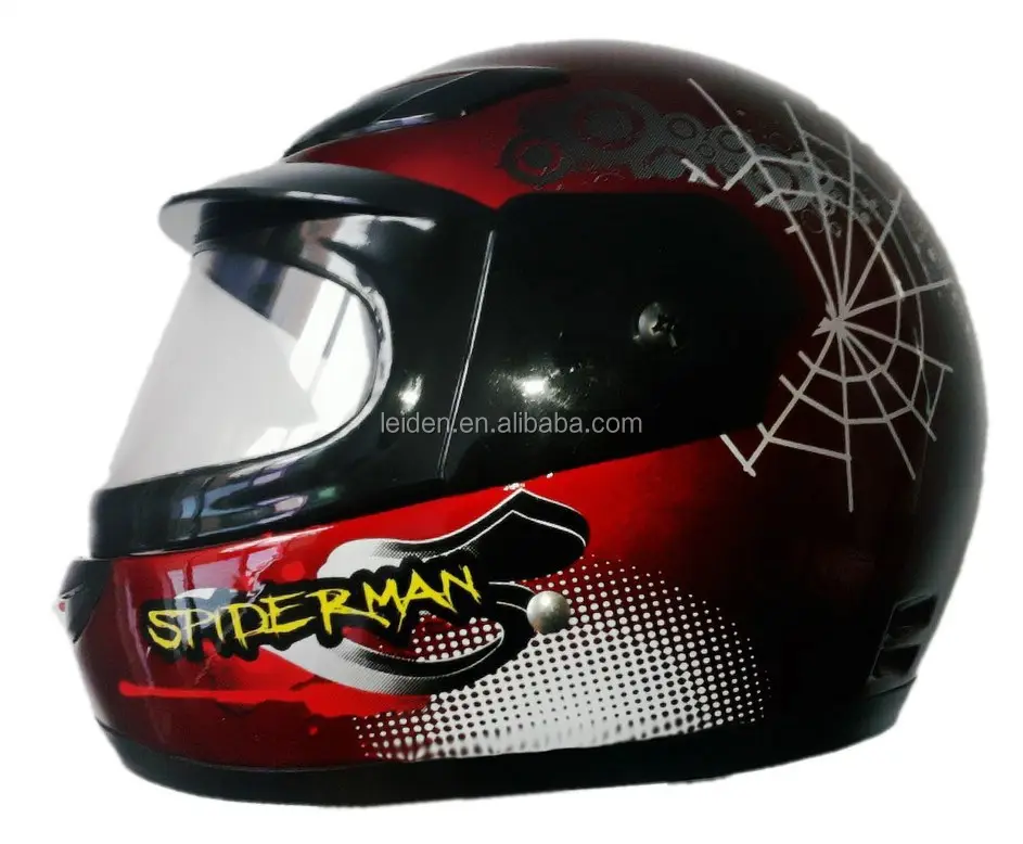 Kids Helm Spiderman Integraalhelm Motorfiets Leuke Helm