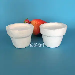 styrofoam flower pots