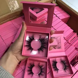 नि: शुल्क मिंक 25mm 3d 5d eyelashes विक्रेता नमूने बरौनी लोगो पैकेज के साथ