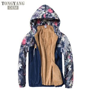 TONGYANG OEM Bomber floreale da uomo Hip Hop Slim Fit <span class=keywords><strong>fiori</strong></span> Bomber cappotto <span class=keywords><strong>giacca</strong></span> da uomo con cappuccio Plus Size - Product Image 5