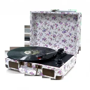 OEM Vinyl Turntable Player DJ turntable record Record Player dengan Viny