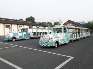 Certificat CE ISO Acheter alimenté par batterie Big Electric Tourist Trackless <span class=keywords><strong>Tour</strong></span> Amusement Electric Trackless Train à vendre - Product Image 4