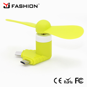 2 en 1 Mini ventilador del teléfono práctico ventilador Mini ventilador para Android y IOS - Product Image 2