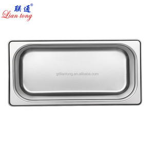 Padella da tavolo a vapore Anti-marmellata in stile europeo 1/3 dimensioni in acciaio inossidabile GN Pan per uso di scaldavivande in plastica - Product Image 4