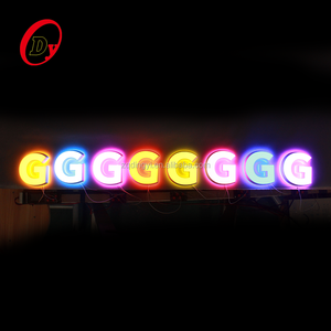 Fábrica profesional made luz metal publicidad <span class=keywords><strong>letras</strong></span> signos borde iluminado canal UL 3D LED luminoso carta - Product Image 1