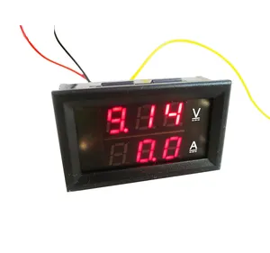 Voltmeter DC Ammeter Meteran Arus Tegangan Digital, YB27VA 4.5- 30V 100A dengan Shunt