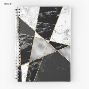 Dot Grid halaman dalam A5 A6 Diary harian harian bulanan marmer perencana Notebook