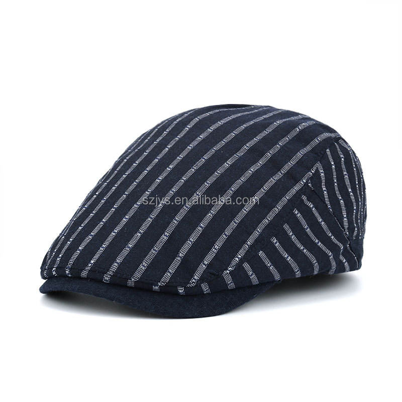 Wholesale Stripe Design Beret Hats/Caps for Men