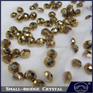 Jembatan kecil grosir banyak warna manik-manik kristal segi untuk pembuatan perhiasan Swakarya - Product Image 5