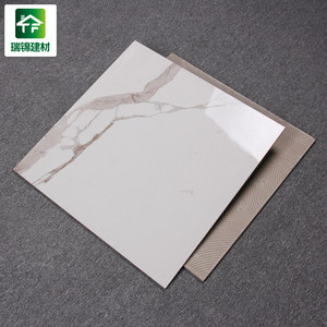 Brillante 80x80 60x60 alta pulido porcelana azulejos Calacatta mármol blanco dolomita baldosas para el hogar - Product Image 3