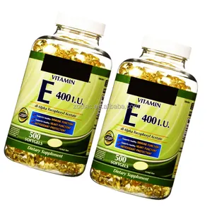 Özel etiket Vitamin E Softgel saç dökülmesi kontrol Vitamin