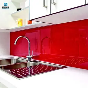 Gekleurde Glazen Splashback, Gehard Glas Splash Back Fabrikanten