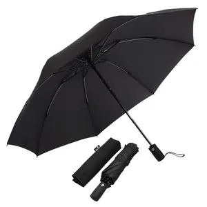 210T Fabric Auto Open Close Folding Strong Windproof and bulletproof folding Umbrella