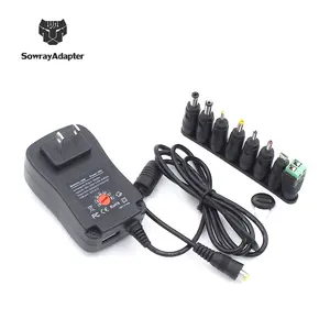 Factory price universal 30w 3v to 12v charger ac dc adapter