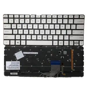 Keyboard Laptop HK-HHT untuk HP Spectre X360 13-3000 13T-3000 13-3000EA Ultrabook US keyboard