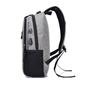 Mochila Personalizada para Computadora Portátil de 15.6 Pulgadas y 17 Pulgadas, Negra, Impermeable, con Puerto USB y Candado Codificado para Hombre - Product Image 2