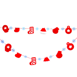 Forniture di <span class=keywords><strong>natale</strong></span> Commercio All'ingrosso Feltro Di <span class=keywords><strong>Natale</strong></span> Ghirlanda - Product Image 2