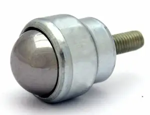 14mm diámetro transferencia bola rodamiento ruedas Universal de tono de plata