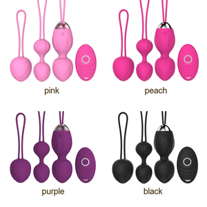 Y. Love Vrouwen Kegel Ballen Zachte Siliconen Ben Wa Ballen Draadloze Afstandsbediening Vibrerende Eieren Seksproducten - Product Image 5