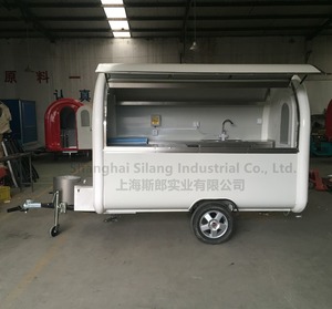 7.6 * 5.5ft blanc remorque de chariot de nourriture de chariot de nourriture mobile de nourriture de <span class=keywords><strong>plage</strong></span> camion hot-dog <span class=keywords><strong>Hambourg</strong></span> crème glacée traction chariot - Product Image 6