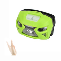 STARYNITE Linterna Frontal LED Recargable de Alta Calidad con 150 Lúmenes Xp-g2 / Xp-e Coast, Sensor de Movimiento, para Correr y Ciclismo