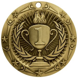Medalla Redonda Personalizada con Logotipo en Relieve, Medalla en Blanco con Cinta, Artesanía Popular - Product Image 5